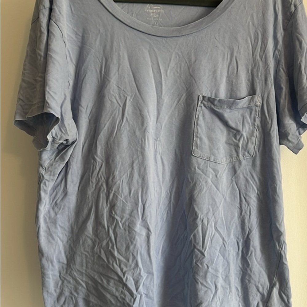 J. Crew Blue Short Sleeve Tee Casual Essential